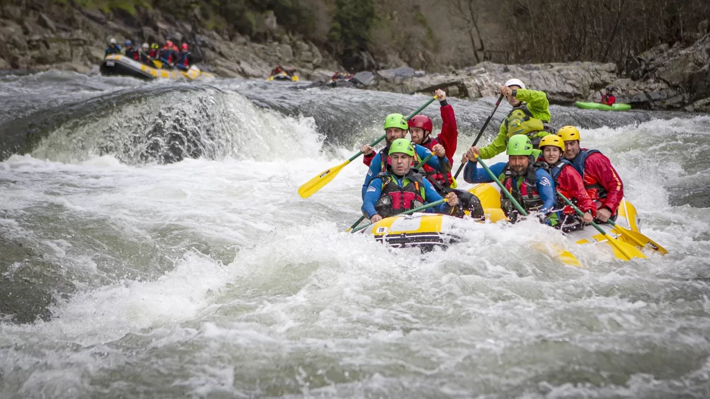 Rafting on the Paiva River